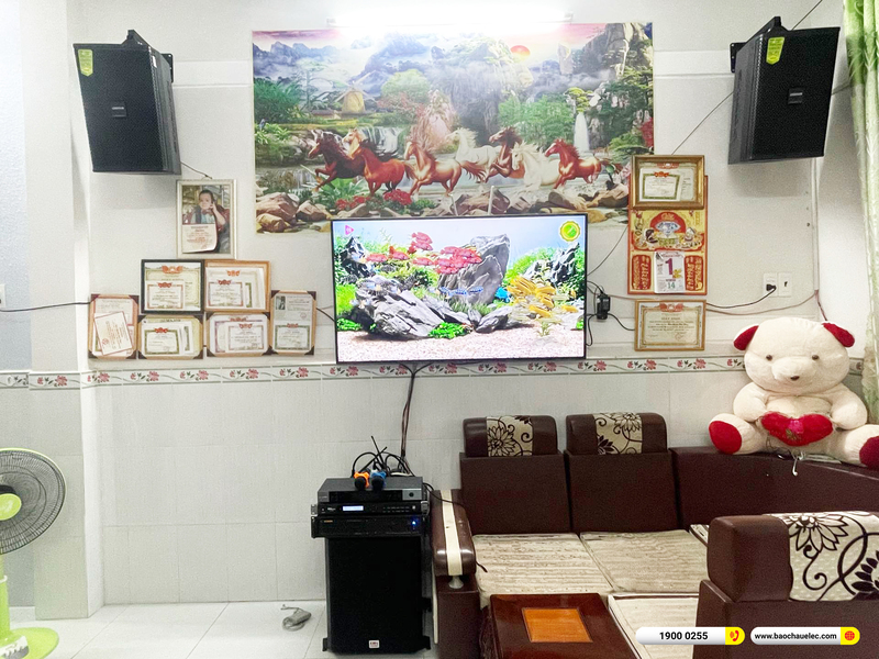 Lắp đặt d&agrave;n karaoke Domus hơn 31tr cho anh Cường ở TPHCM