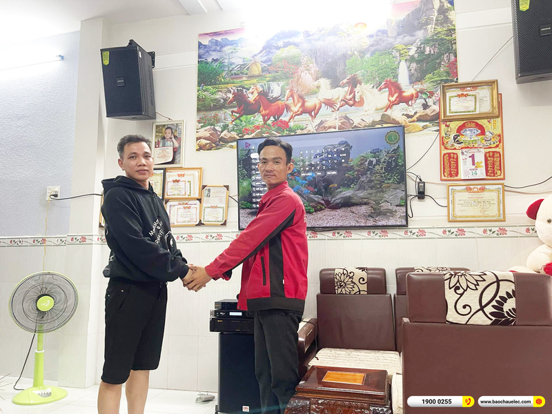 Lắp đặt d&agrave;n karaoke Domus hơn 31tr cho anh Cường ở TPHCM
