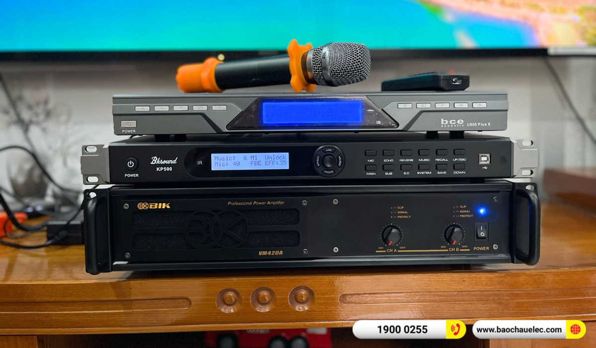 Lắp đặt d&agrave;n karaoke Domus hơn 29tr cho anh Cường tại Đồng Nai