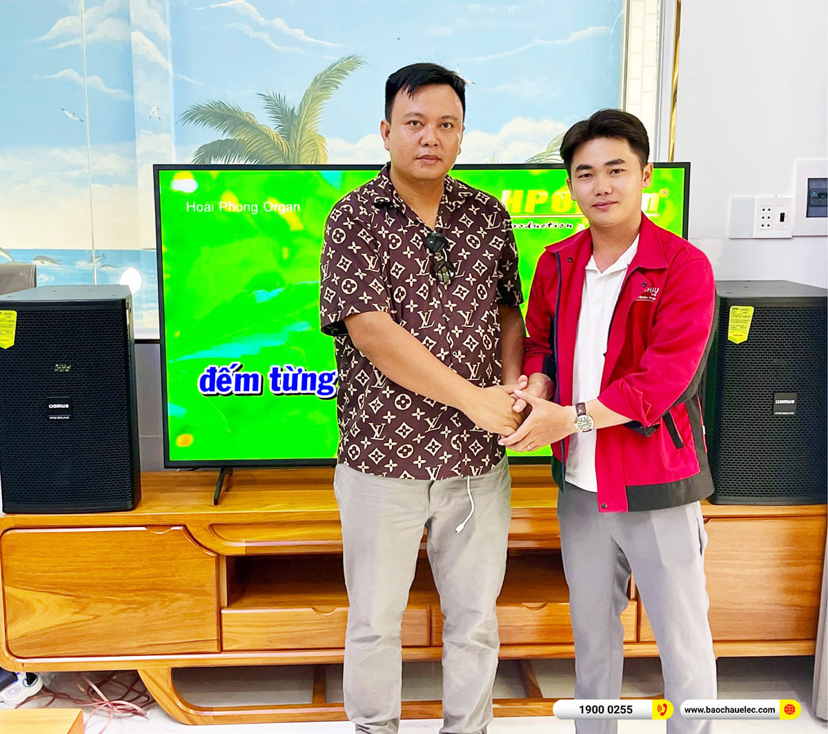 Lắp đặt d&agrave;n karaoke Domus gần 41tr cho anh Đạt ở Cần Thơ