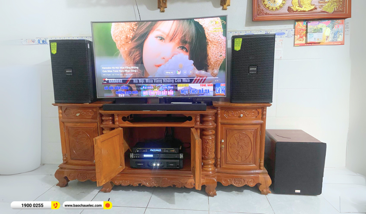 Lắp đặt d&agrave;n karaoke Domus hơn 38tr cho anh Hải tại B&igrave;nh Dương