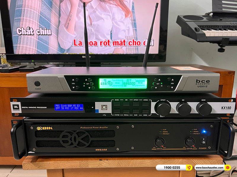 Lắp đặt d&agrave;n karaoke Domus hơn 31tr cho anh Hậu ở B&igrave;nh Dương