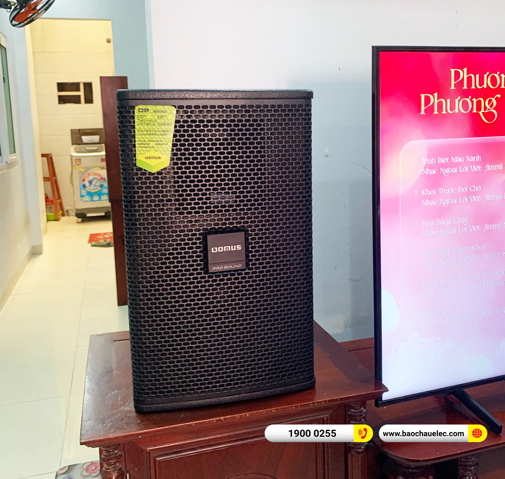 Lắp đặt d&agrave;n karaoke Domus gần 25tr cho anh H&ograve;a ở B&agrave; Rịa Vũng T&agrave;u