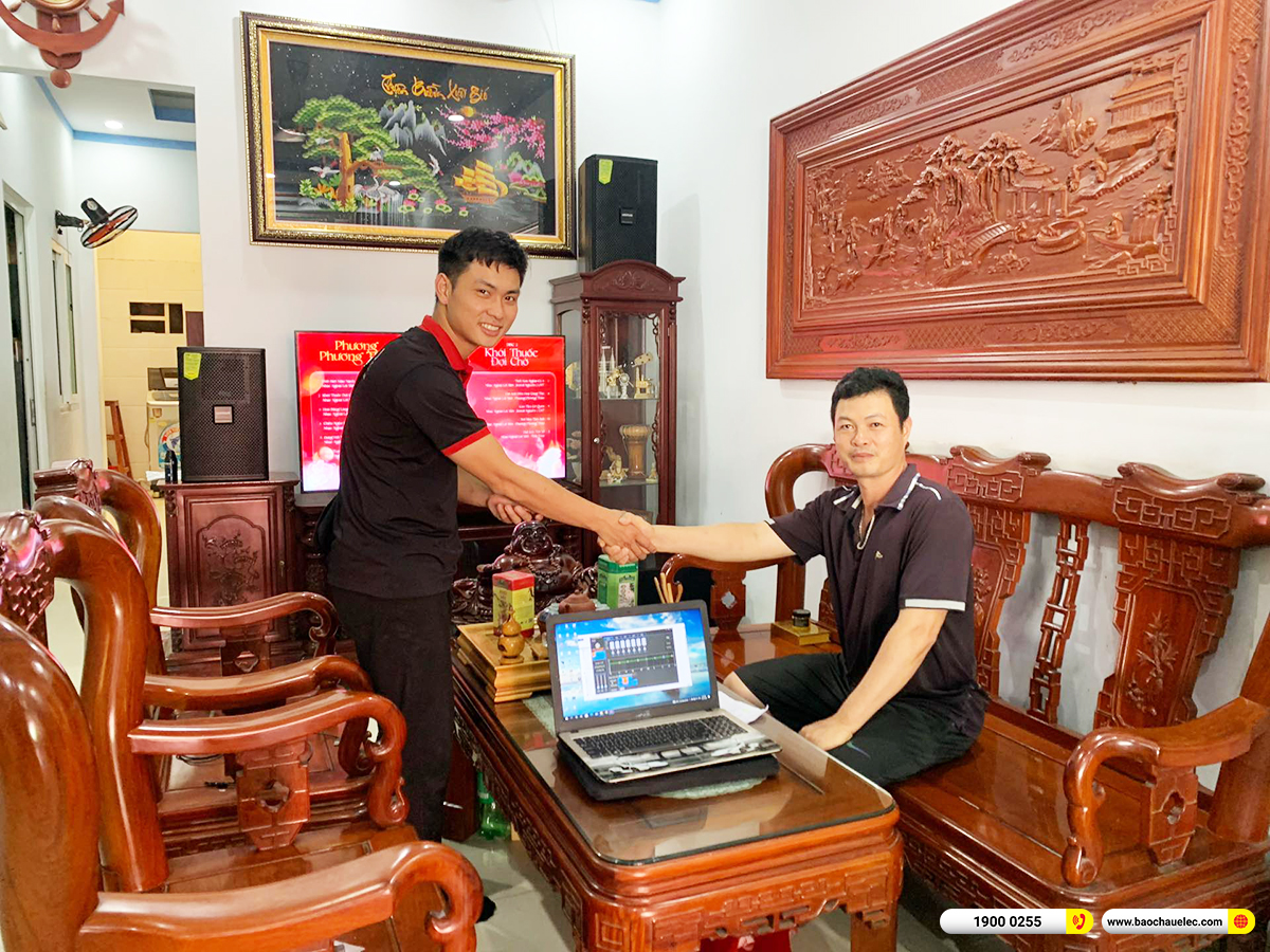 Lắp đặt d&agrave;n karaoke Domus gần 25tr cho anh H&ograve;a ở B&agrave; Rịa Vũng T&agrave;u