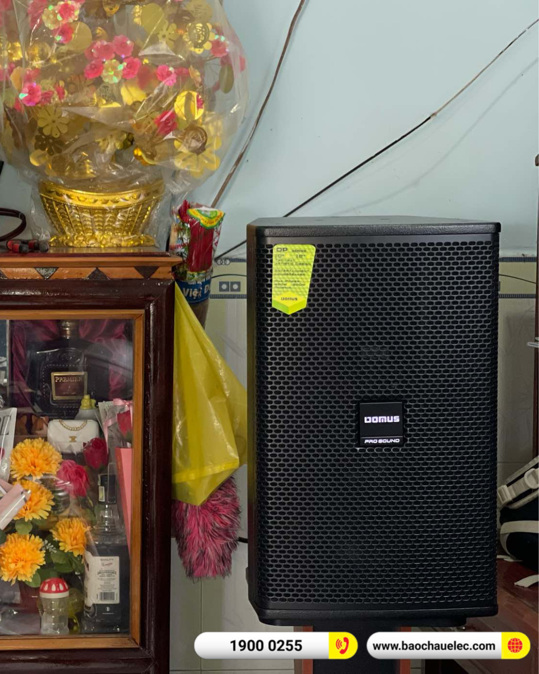 Lắp đặt d&agrave;n karaoke Domus hơn 28tr cho anh H&oacute;a tại Hậu Giang