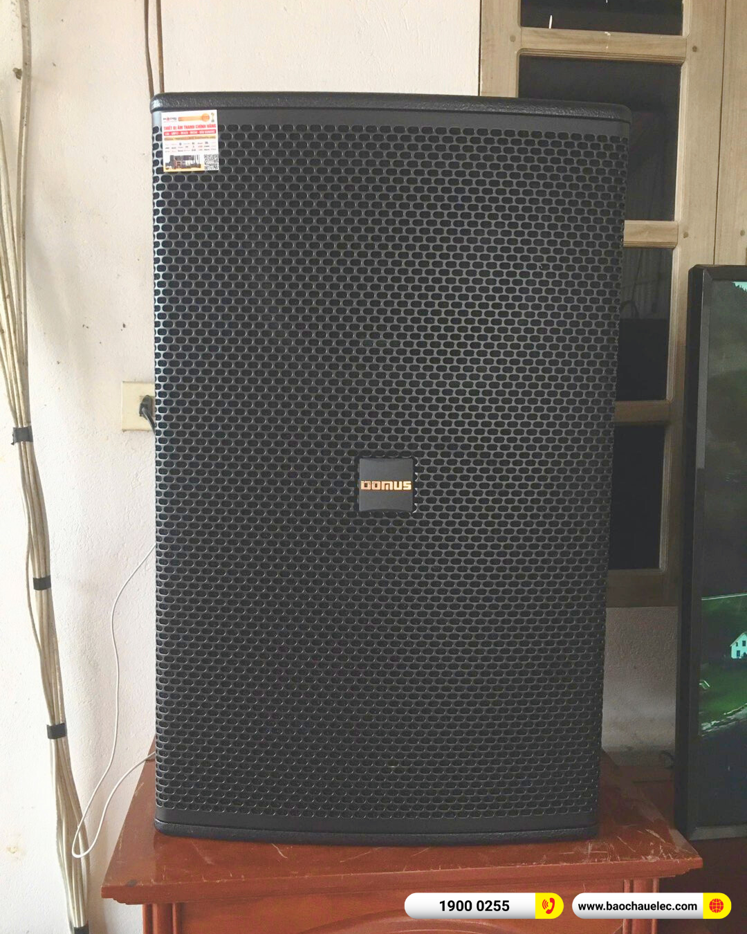 Lắp đặt d&agrave;n karaoke Domus hơn 62tr cho anh Hội tại Bắc Giang