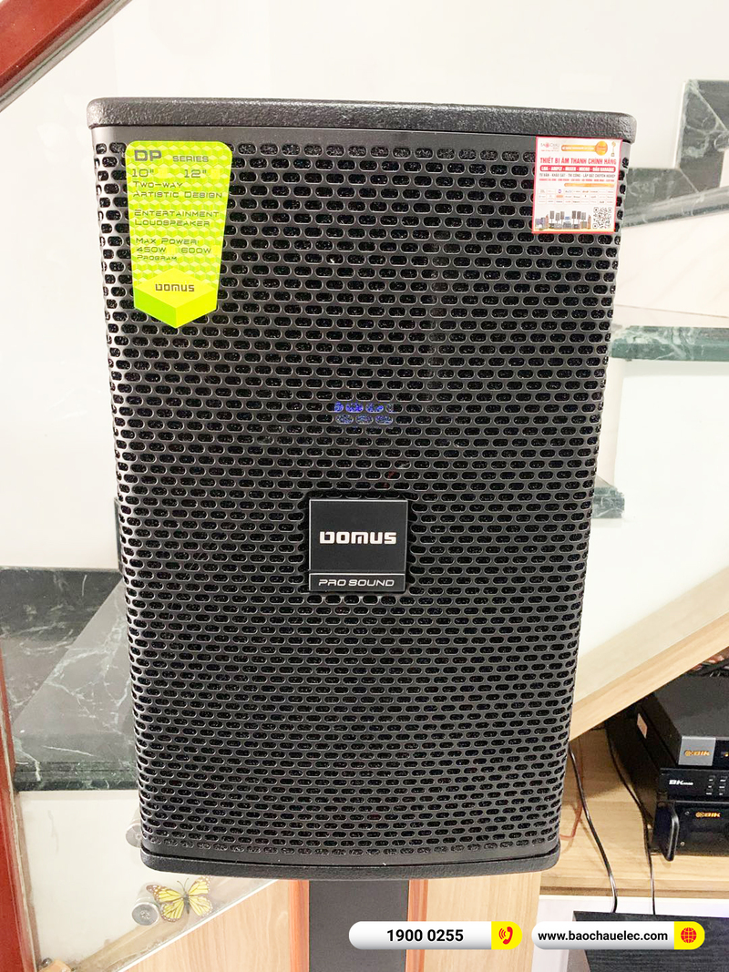 Lắp đặt d&agrave;n karaoke Domus hơn 27tr cho anh Huy ở TPHCM