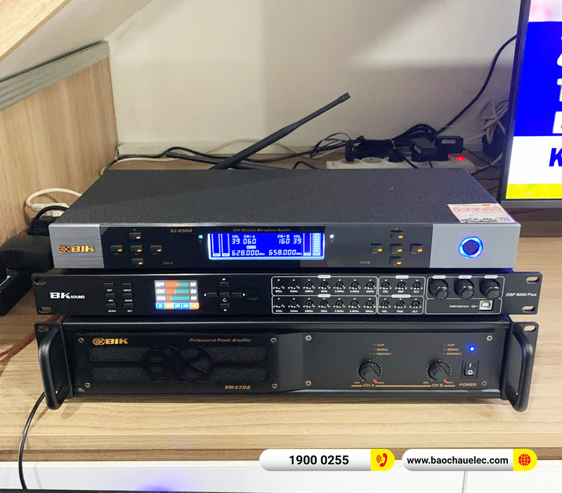 Lắp đặt d&agrave;n karaoke Domus hơn 27tr cho anh Huy ở TPHCM