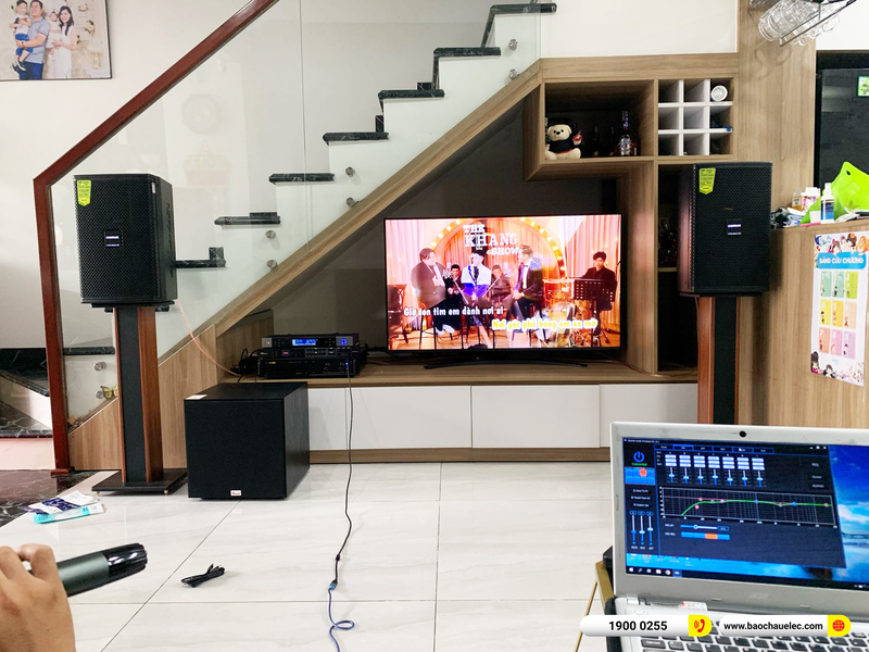 Lắp đặt d&agrave;n karaoke Domus hơn 27tr cho anh Huy ở TPHCM