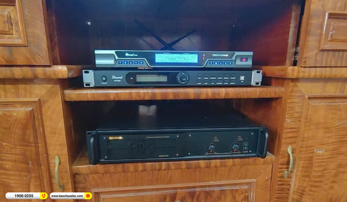 Lắp đặt d&agrave;n karaoke Domus hơn 33tr cho anh Ki&ecirc;n tại Thanh H&oacute;a