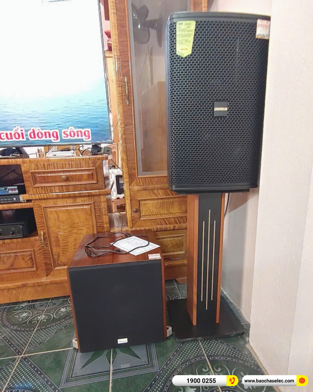 Lắp đặt d&agrave;n karaoke Domus hơn 33tr cho anh Ki&ecirc;n tại Thanh H&oacute;a