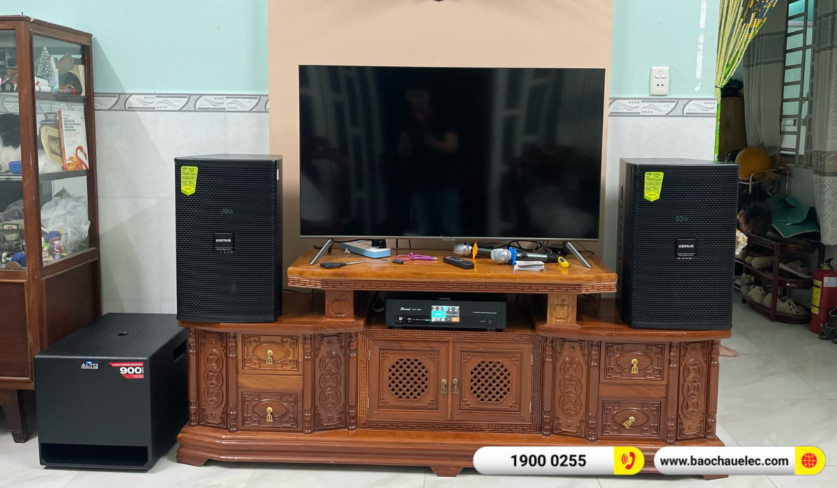 Lắp đặt d&agrave;n karaoke Domus hơn 31tr cho anh Minh tại Đồng Nai
