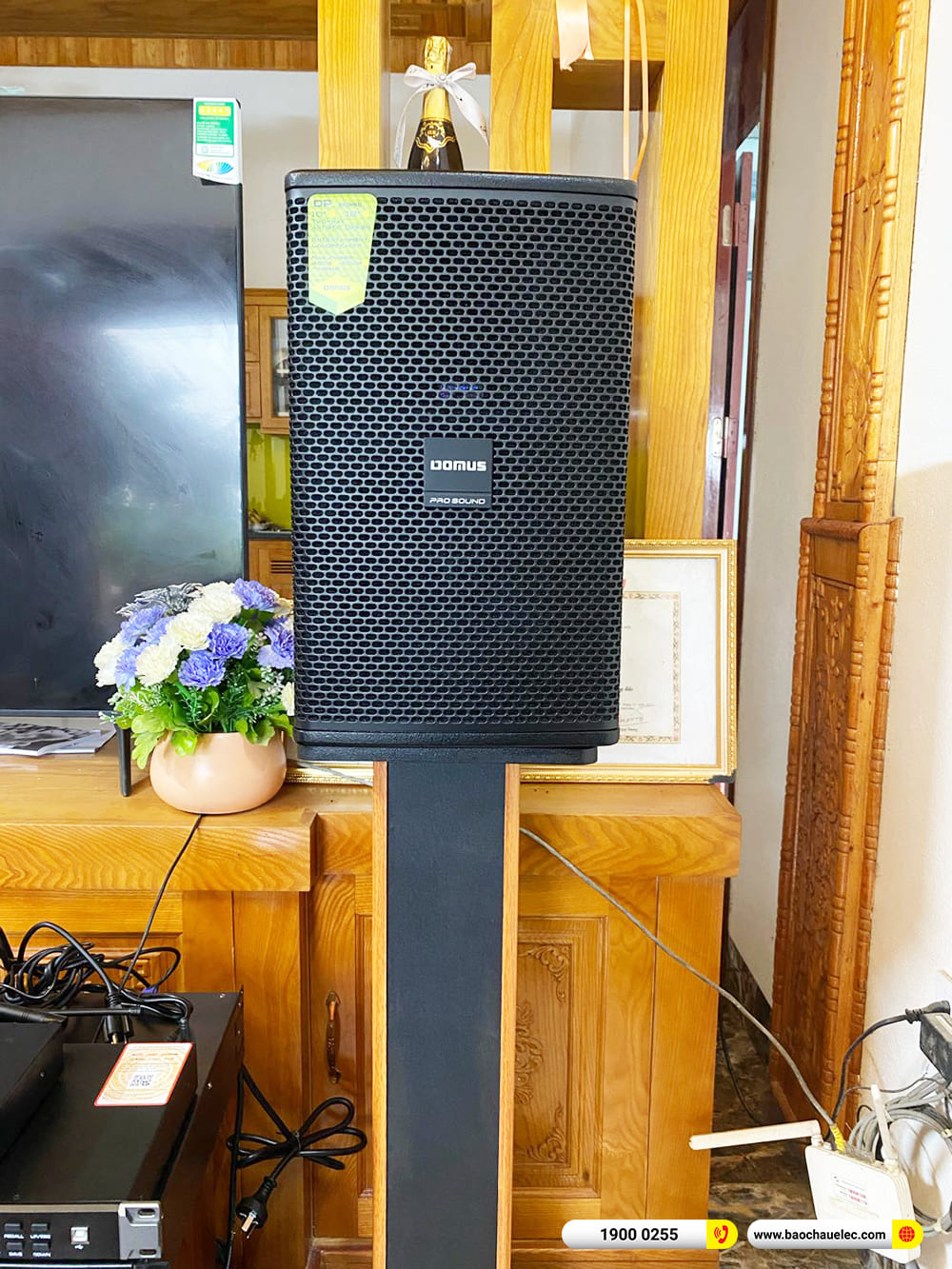 Lắp đặt d&agrave;n karaoke Domus gần 30tr cho anh Nam ở Thanh H&oacute;a