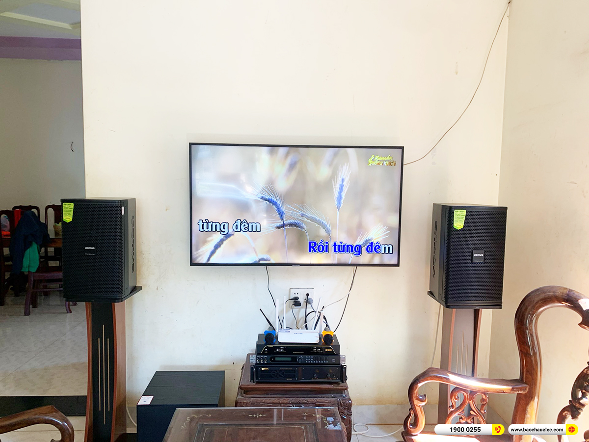 Lắp đặt d&agrave;n karaoke Domus gần 30tr cho anh Qu&acirc;n ở Bu&ocirc;n Ma Thuột