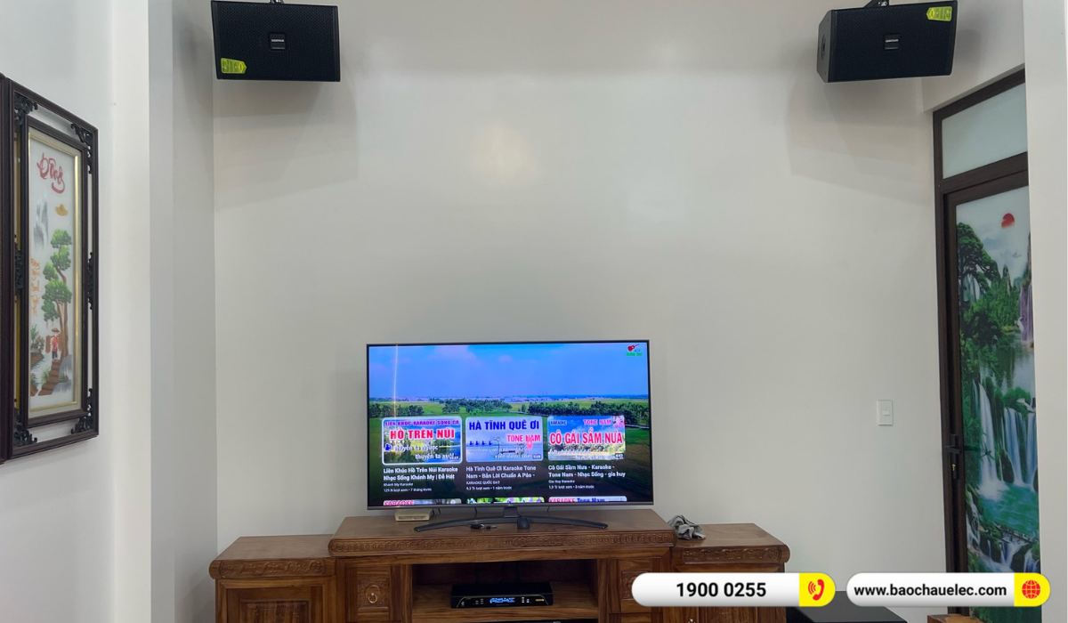 Lắp đặt d&agrave;n karaoke Domus hơn 32tr cho anh Thắng tại Hải Ph&ograve;ng