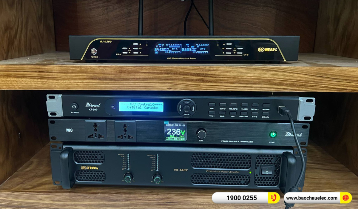 Lắp đặt d&agrave;n karaoke Domus hơn 32tr cho anh Thắng tại Hải Ph&ograve;ng