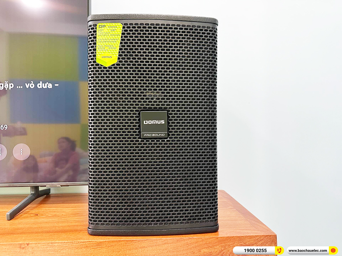 Lắp đặt d&agrave;n karaoke Domus gần 20tr cho anh Thịnh ở TPHCM
