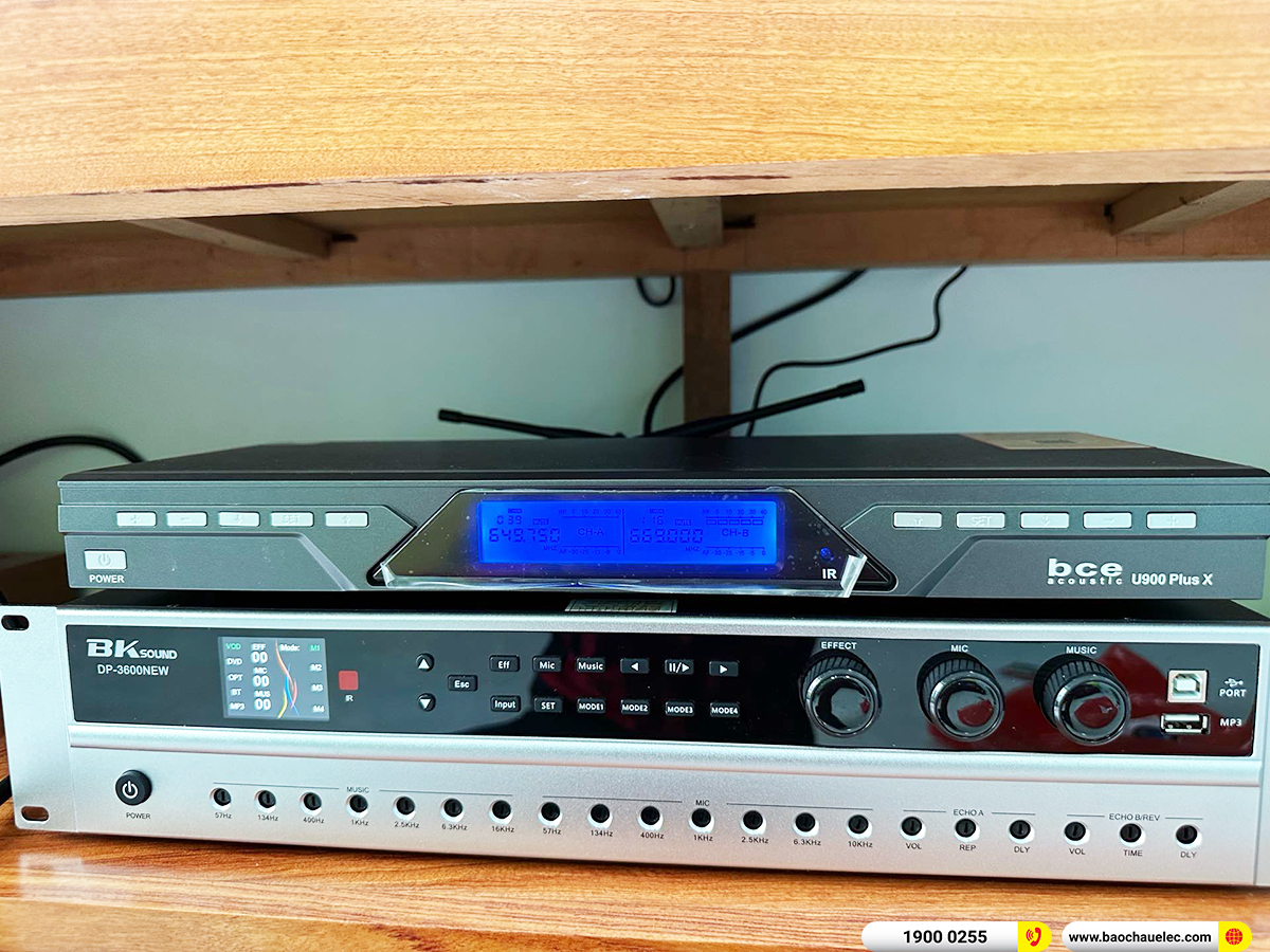 Lắp đặt d&agrave;n karaoke Domus gần 20tr cho anh Thịnh ở TPHCM
