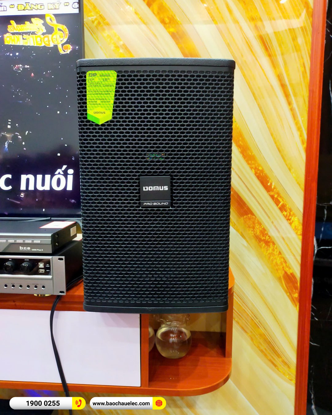 Lắp đặt d&agrave;n karaoke Domus gần 22tr cho anh Thơ tại Bắc Giang