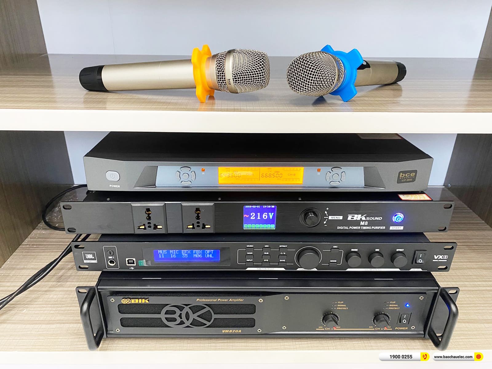 Lắp đặt d&agrave;n karaoke Domus gần 51tr cho anh Tiến ở B&igrave;nh Dương