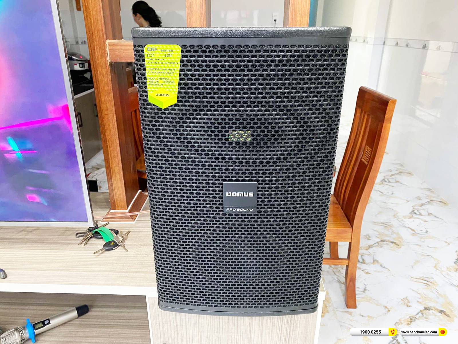 Lắp đặt d&agrave;n karaoke Domus gần 51tr cho anh Tiến ở B&igrave;nh Dương