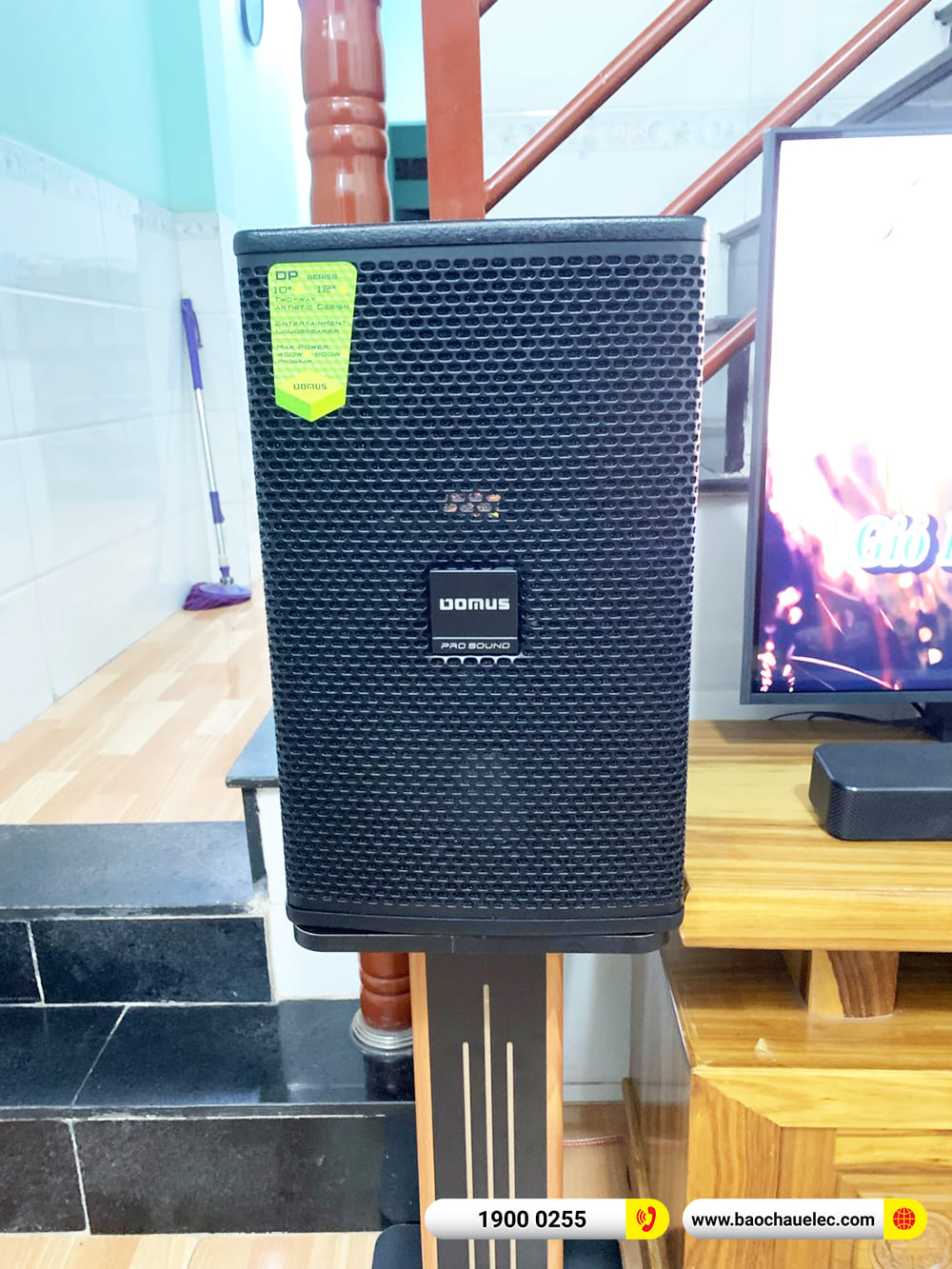 Lắp đặt d&agrave;n karaoke Domus gần 21tr cho anh Vụ ở B&igrave;nh Dương