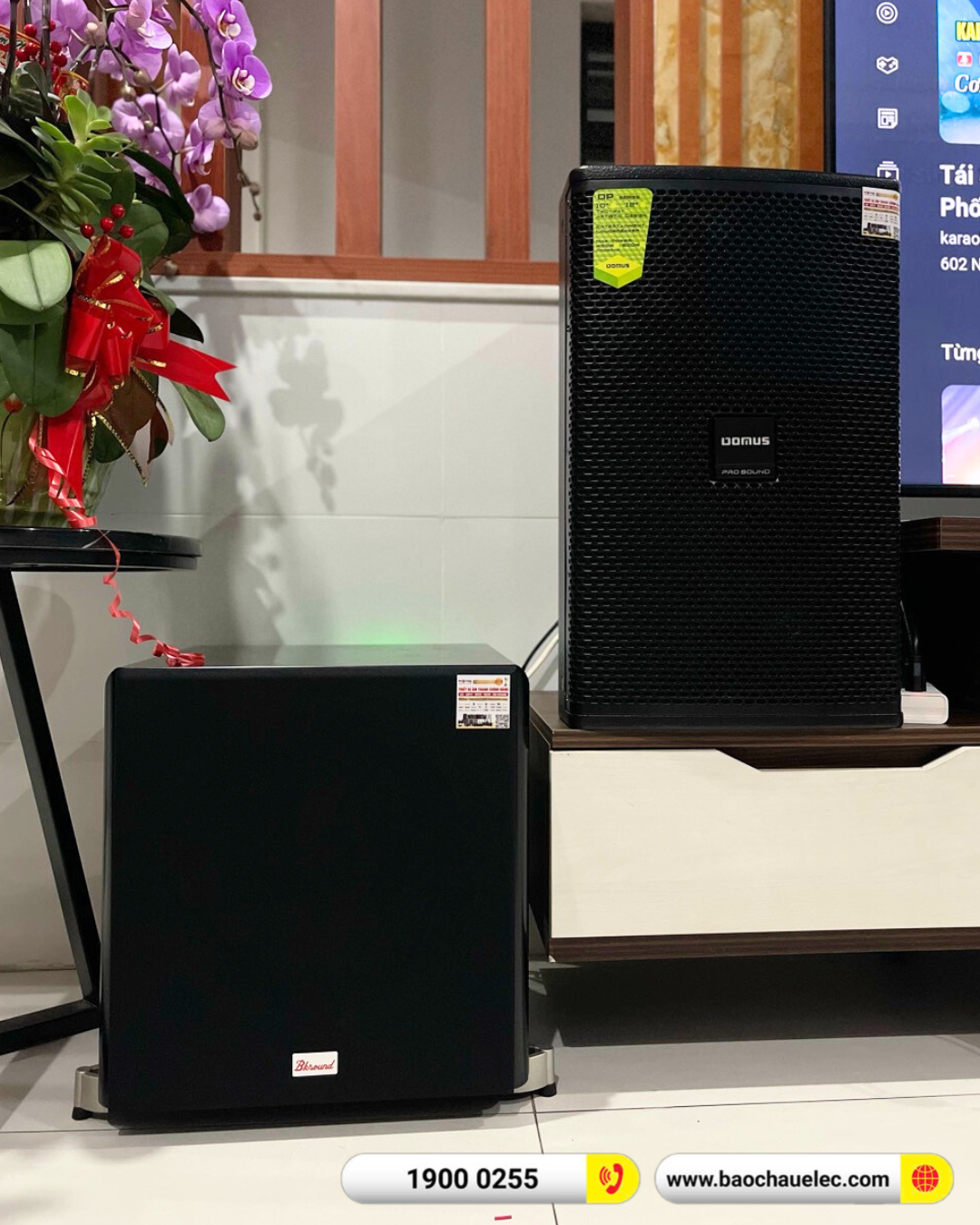 Lắp đặt d&agrave;n karaoke Domus hơn 28tr cho chị H&acirc;n tại Đồng Nai