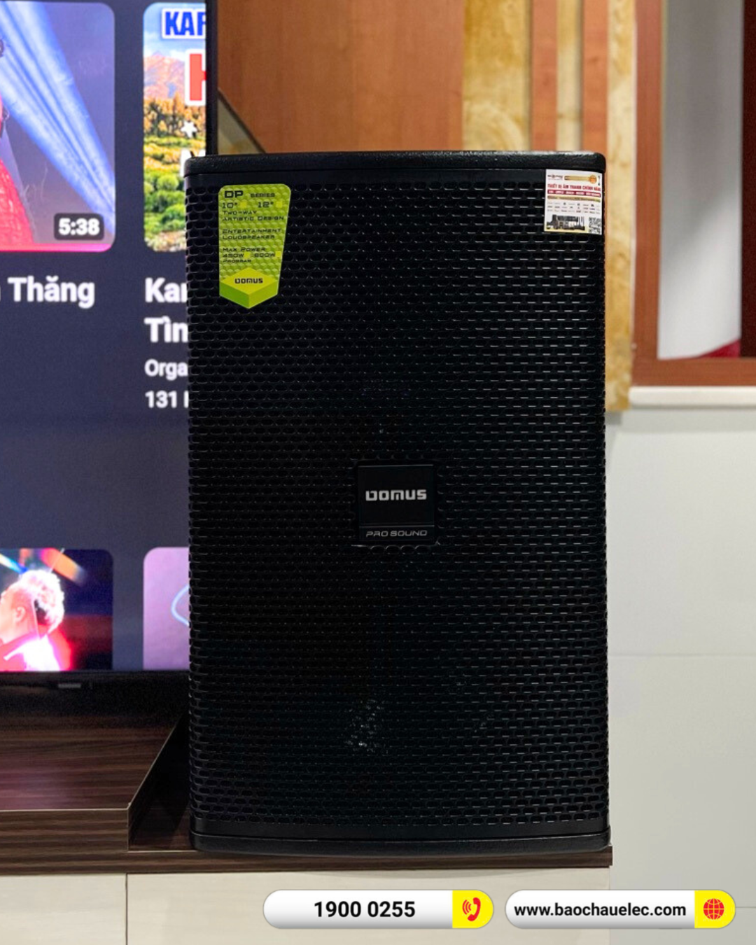 Lắp đặt d&agrave;n karaoke Domus hơn 28tr cho chị H&acirc;n tại Đồng Nai