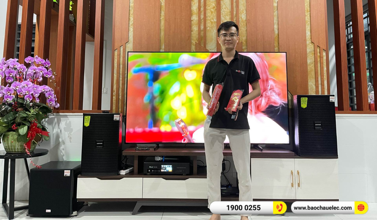 Lắp đặt d&agrave;n karaoke Domus hơn 28tr cho chị H&acirc;n tại Đồng Nai