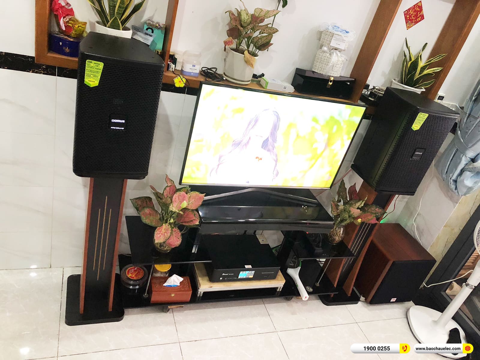 Lắp đặt d&agrave;n karaoke Domus gần 24tr cho chị Hảo ở B&igrave;nh Dương