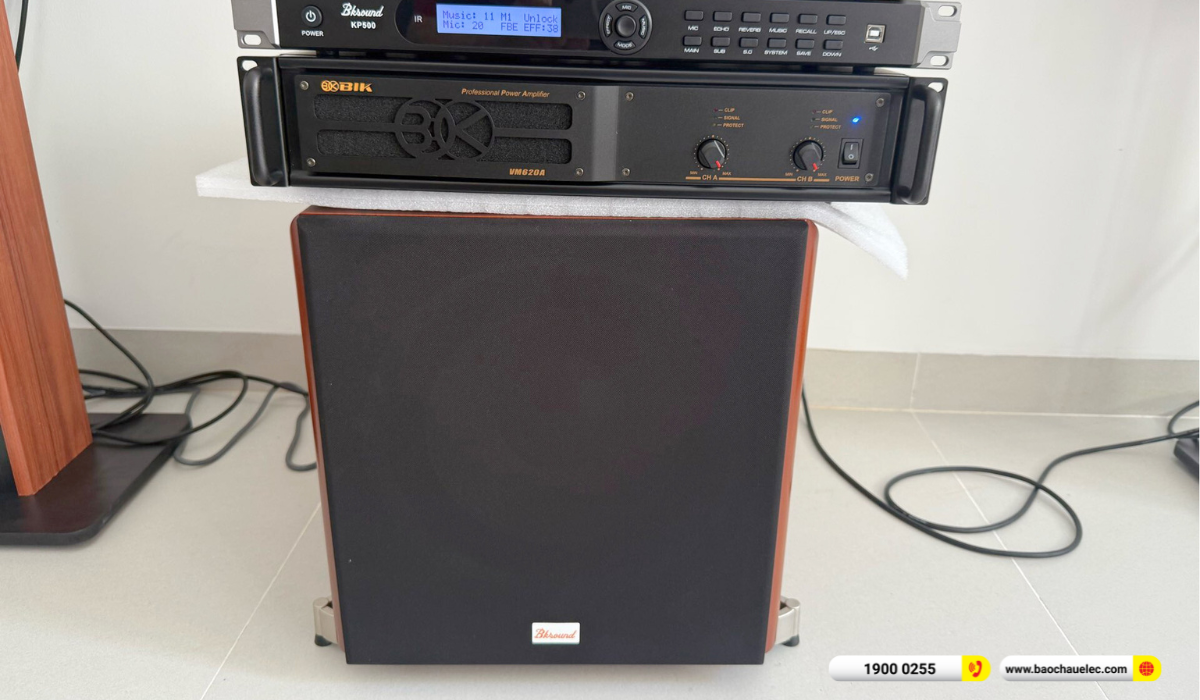 Lắp đặt dàn karaoke Domus hơn 32tr cho chị Nga tại Bình Dương