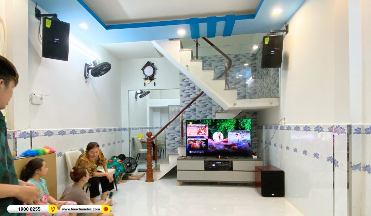 Lắp đặt d&agrave;n karaoke Domus hơn 32tr cho chị Vy tại TP HCM