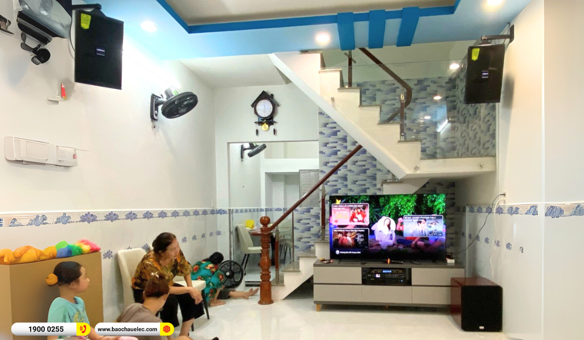 Lắp đặt d&agrave;n karaoke Domus hơn 32tr cho chị Vy tại TP HCM