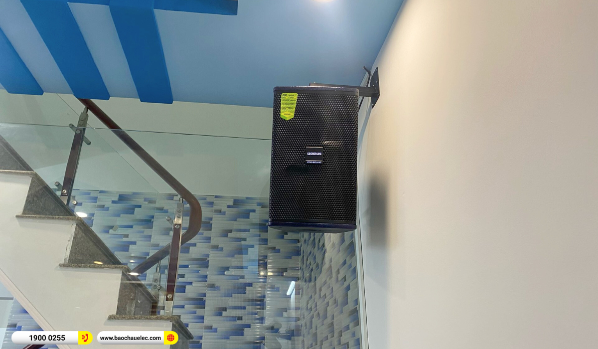 Lắp đặt d&agrave;n karaoke Domus hơn 32tr cho chị Vy tại TP HCM