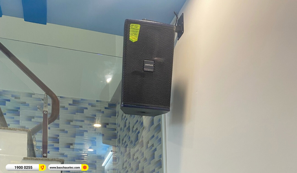 Lắp đặt d&agrave;n karaoke Domus hơn 32tr cho chị Vy tại TP HCM