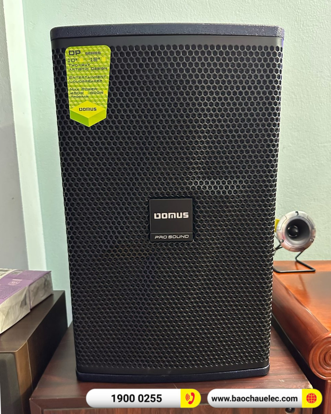 Lắp đặt d&agrave;n karaoke Domus hơn 30tr cho ch&uacute; Hưng tại H&agrave; Nội