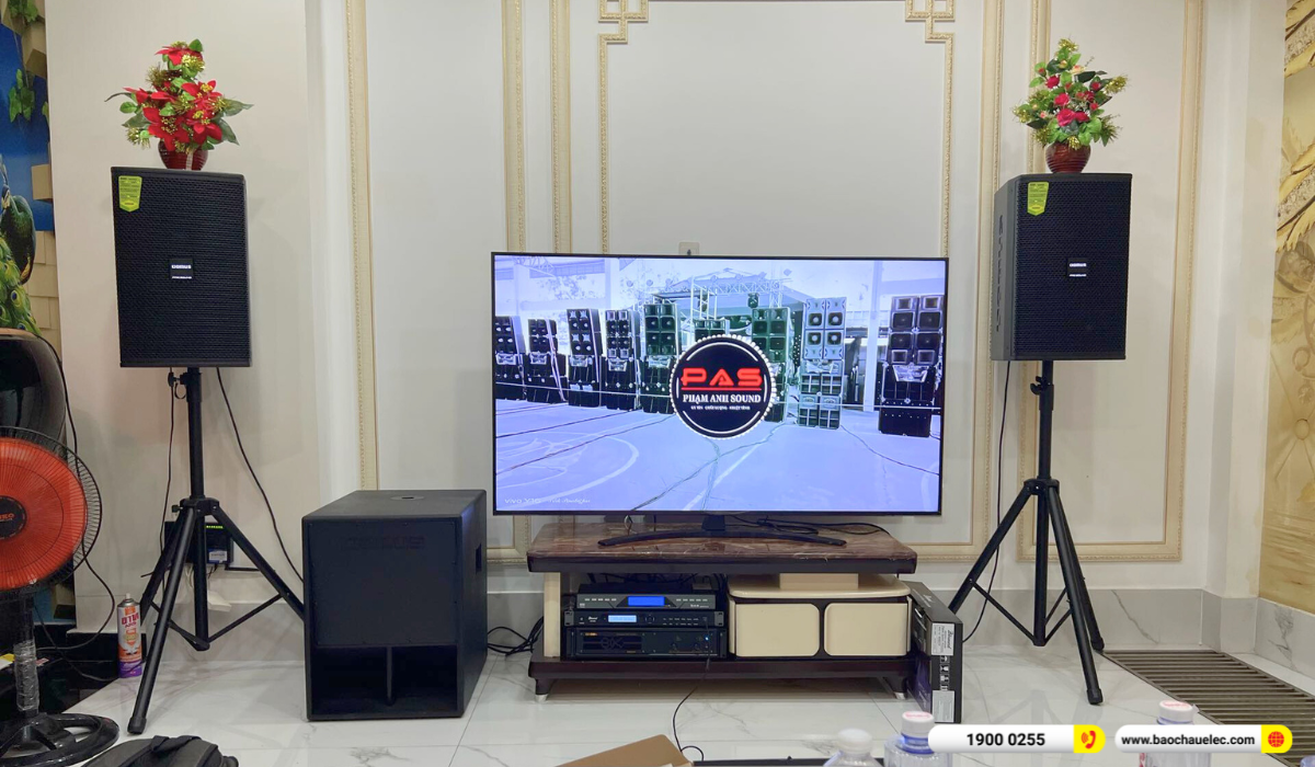 Lắp đặt d&agrave;n karaoke Domus hơn 40tr cho ch&uacute; Sang tại TP HCM