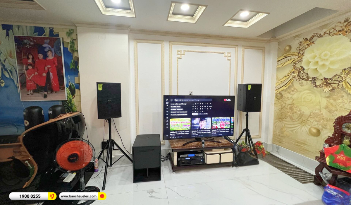 Lắp đặt d&agrave;n karaoke Domus hơn 40tr cho ch&uacute; Sang tại TP HCM