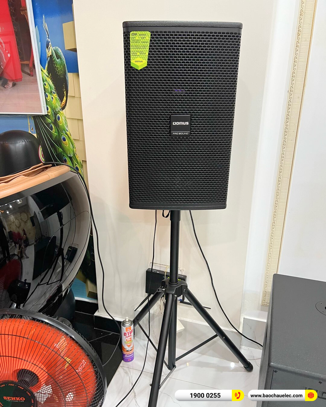 Lắp đặt d&agrave;n karaoke Domus hơn 40tr cho ch&uacute; Sang tại TP HCM