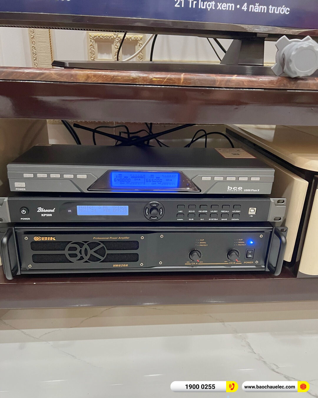 Lắp đặt d&agrave;n karaoke Domus hơn 40tr cho ch&uacute; Sang tại TP HCM