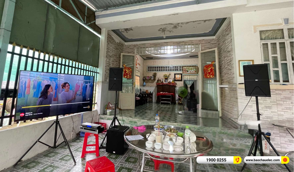 Lắp đặt d&agrave;n karaoke Domus gần 30tr cho chị T&acirc;m tại Cần Thơ