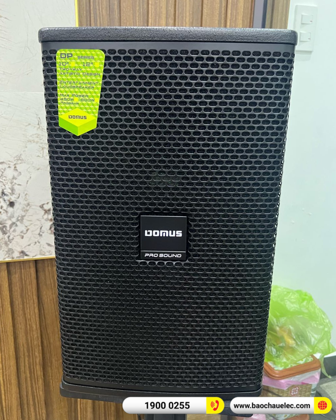 Lắp đặt d&agrave;n karaoke Domus hơn 20tr cho anh Hưng tại Hải Ph&ograve;ng