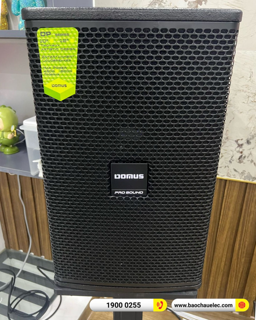 Lắp đặt d&agrave;n karaoke Domus hơn 20tr cho anh Hưng tại Hải Ph&ograve;ng