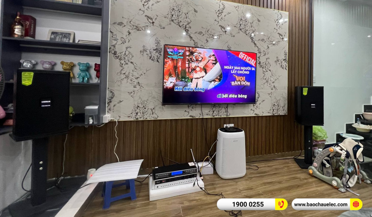 Lắp đặt d&agrave;n karaoke Domus hơn 20tr cho anh Hưng tại Hải Ph&ograve;ng