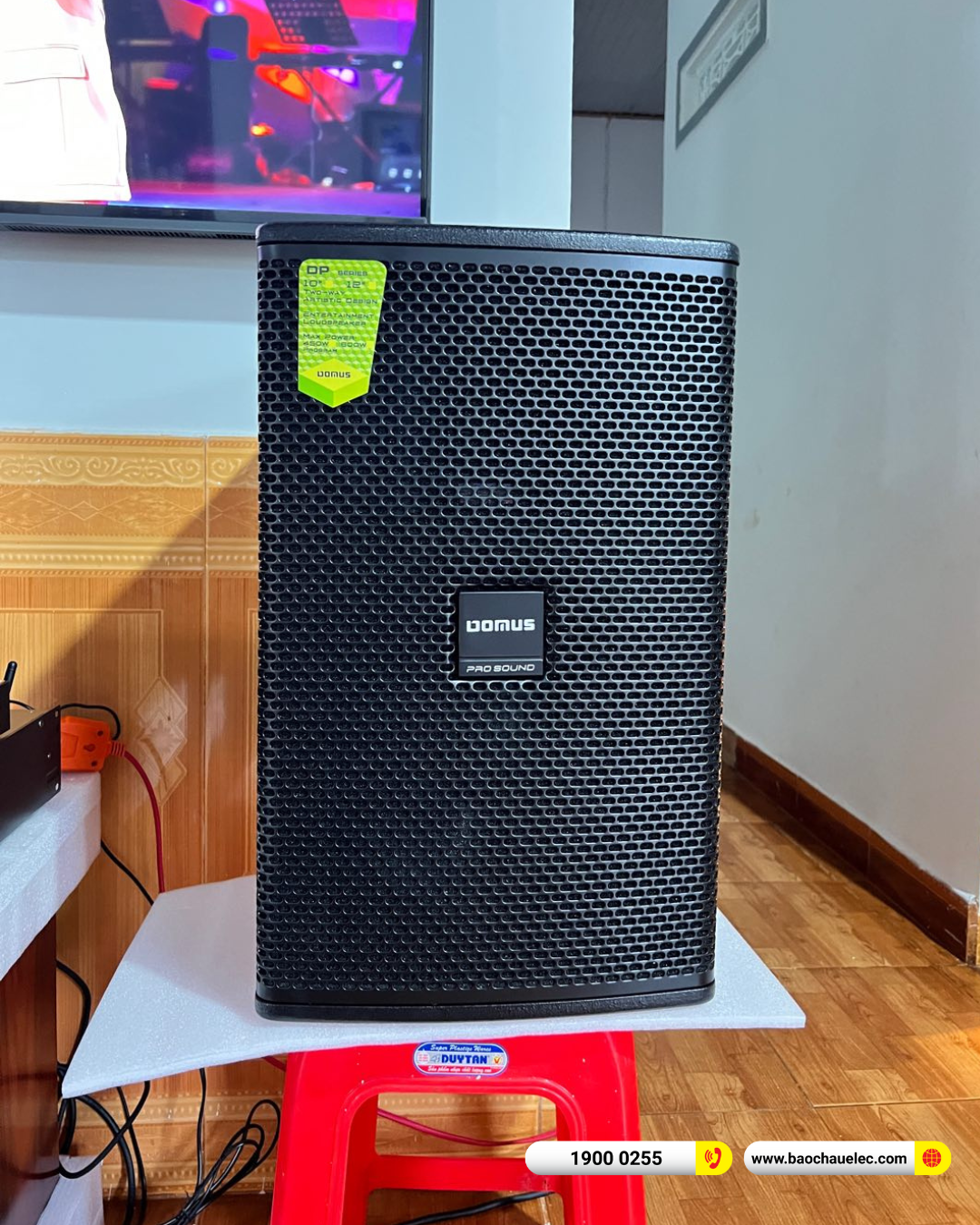 Lắp đặt d&agrave;n karaoke Domus hơn 33tr cho ch&uacute; Phượng tại Đắk Lắk