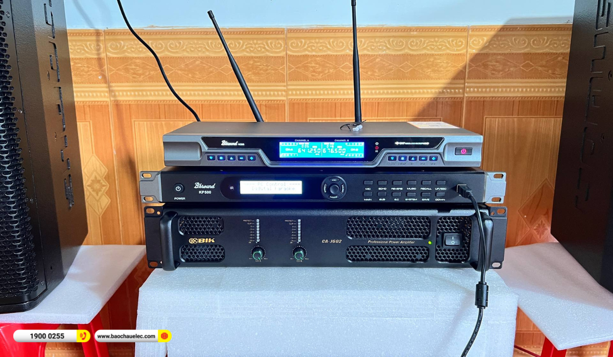Lắp đặt d&agrave;n karaoke Domus hơn 33tr cho ch&uacute; Phượng tại Đắk Lắk