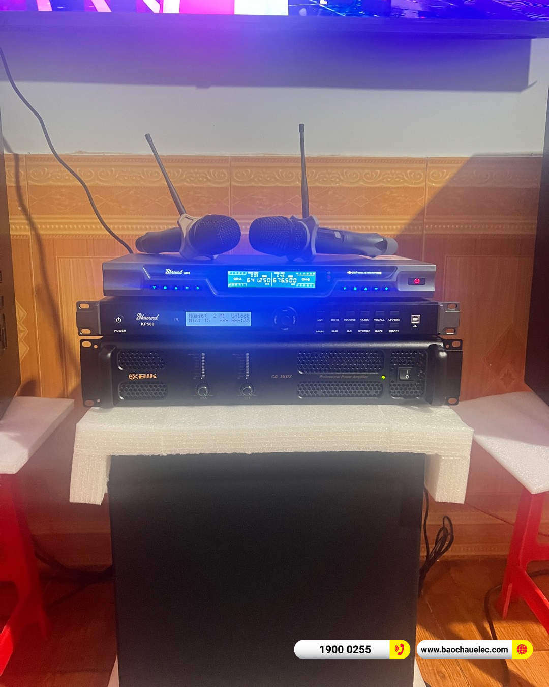 Lắp đặt d&agrave;n karaoke Domus hơn 33tr cho ch&uacute; Phượng tại Đắk Lắk