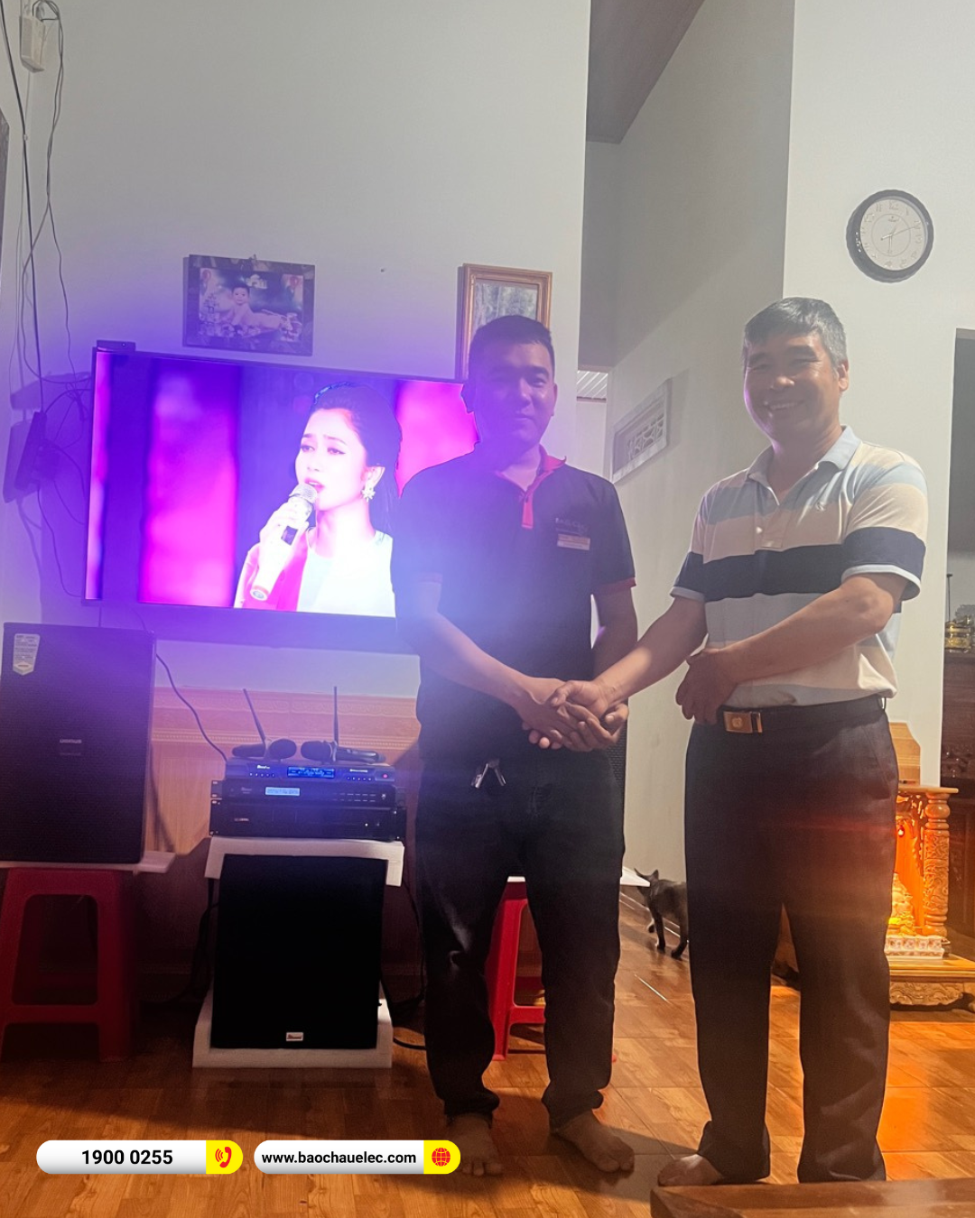 Lắp đặt d&agrave;n karaoke Domus hơn 33tr cho ch&uacute; Phượng tại Đắk Lắk