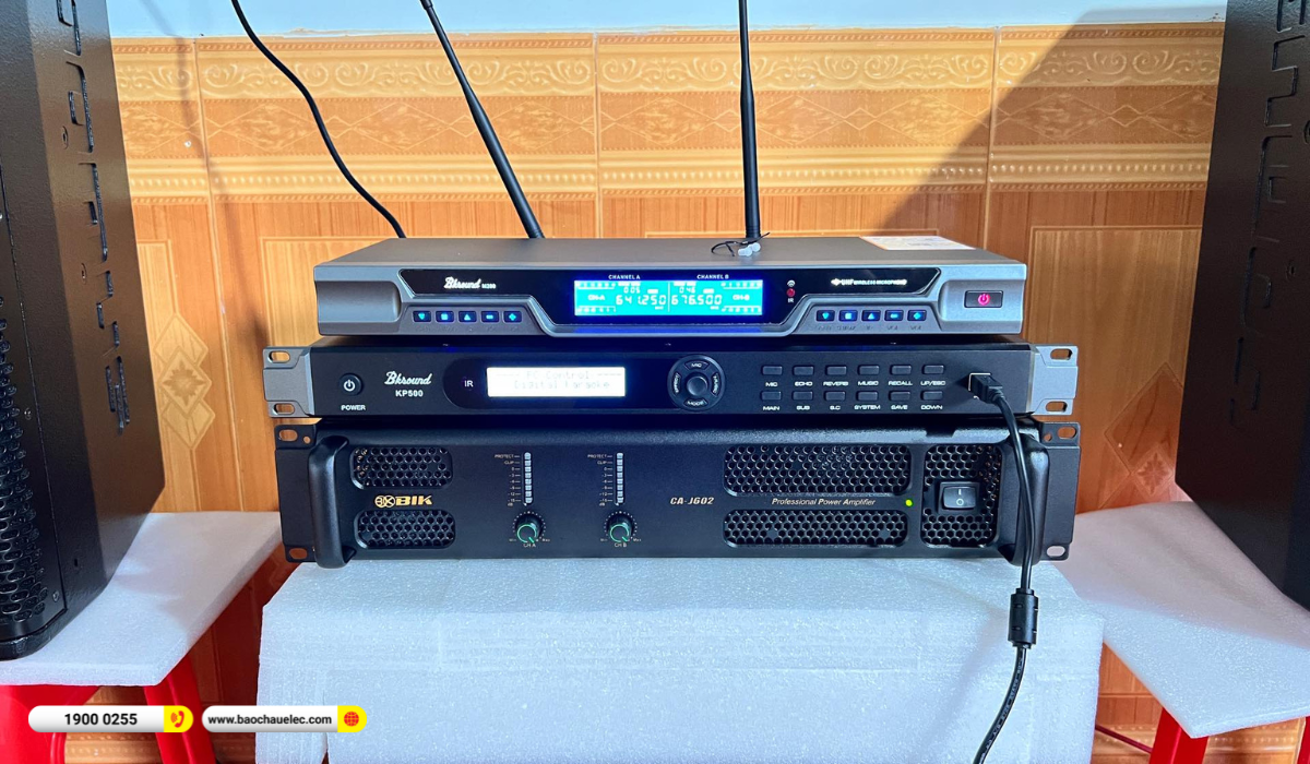 Lắp đặt d&agrave;n karaoke Domus hơn 33tr cho ch&uacute; Phượng tại Đắk Lắk