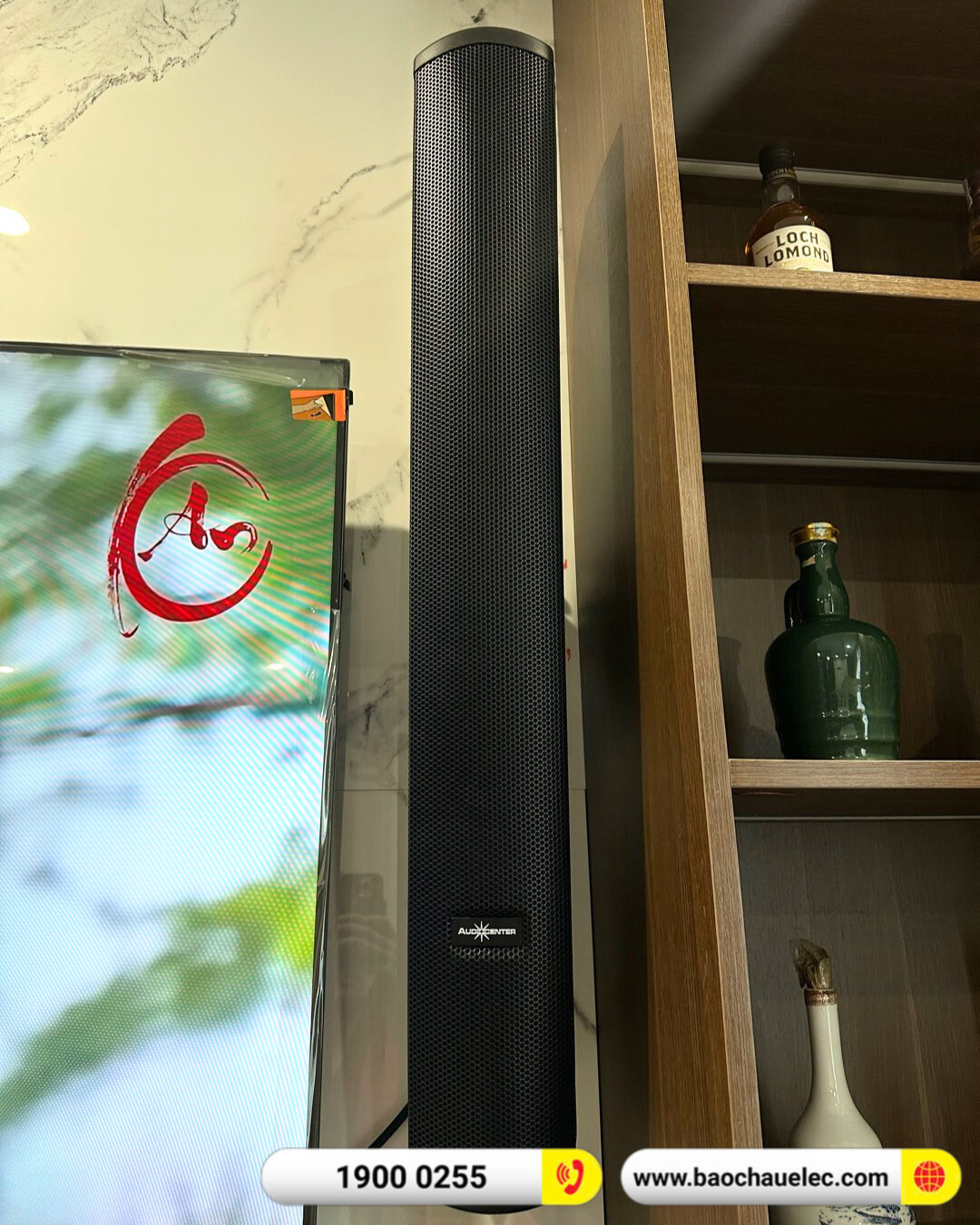 Lắp đặt dàn karaoke gắn tường Audiocenter cho anh Tú tại Hà Nội